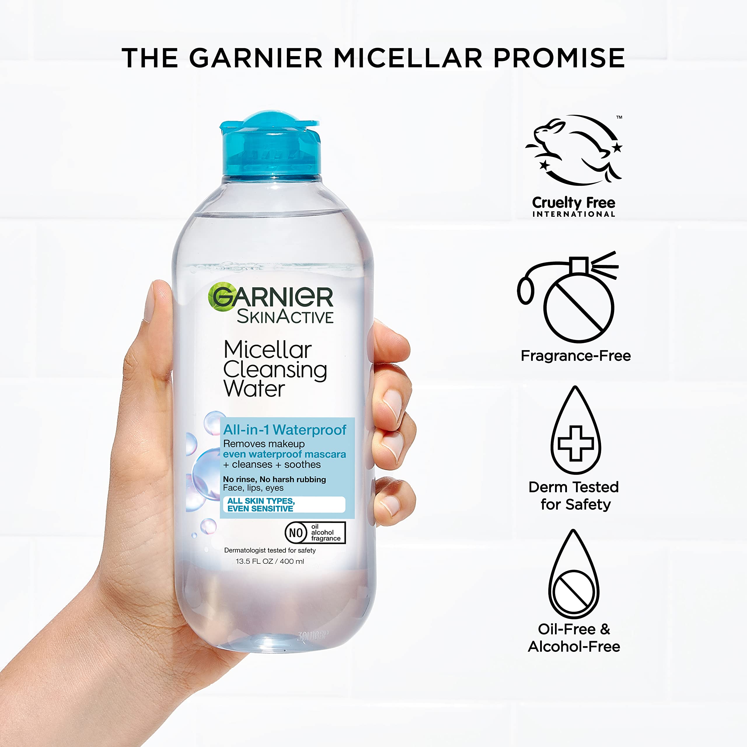 Garnier, formato de viaje de 400 ml para llevar.