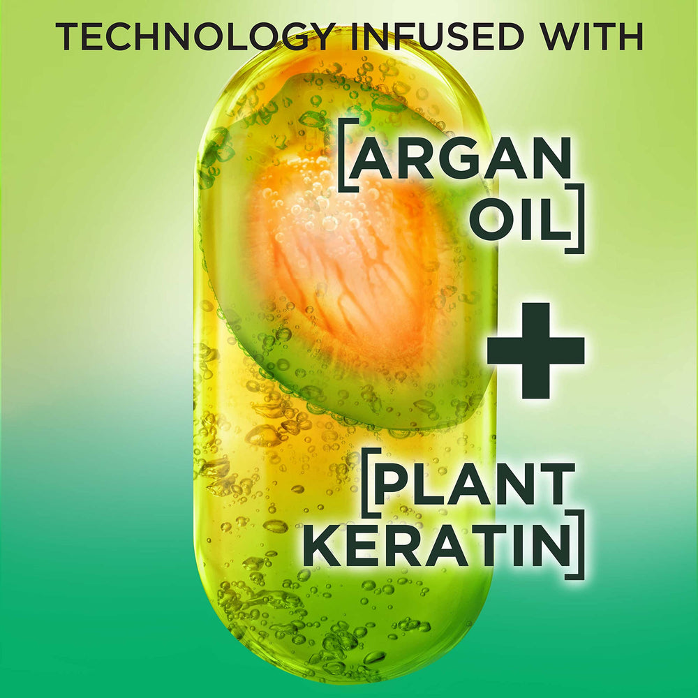Garnier Fructis Sleek & Shine with argan oil and plant keratin ingredients for frizz control