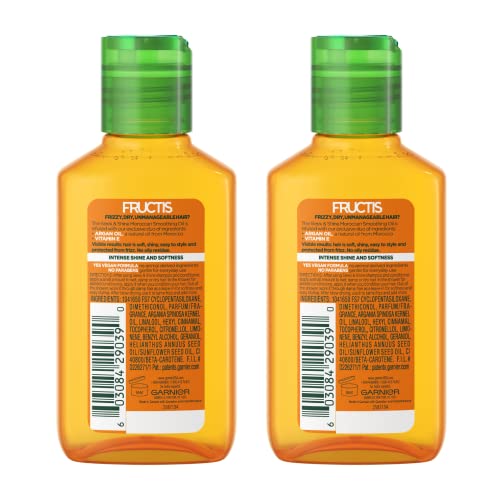 Garnier Fructis Aceite de argán Marruecos, aplicación en la mano para distribución.