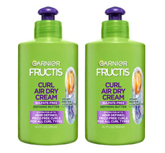 Garnier Fructis Curl Nourish Air Dry Cream: textura cremosa para rizos definidos y sin encrespamiento.