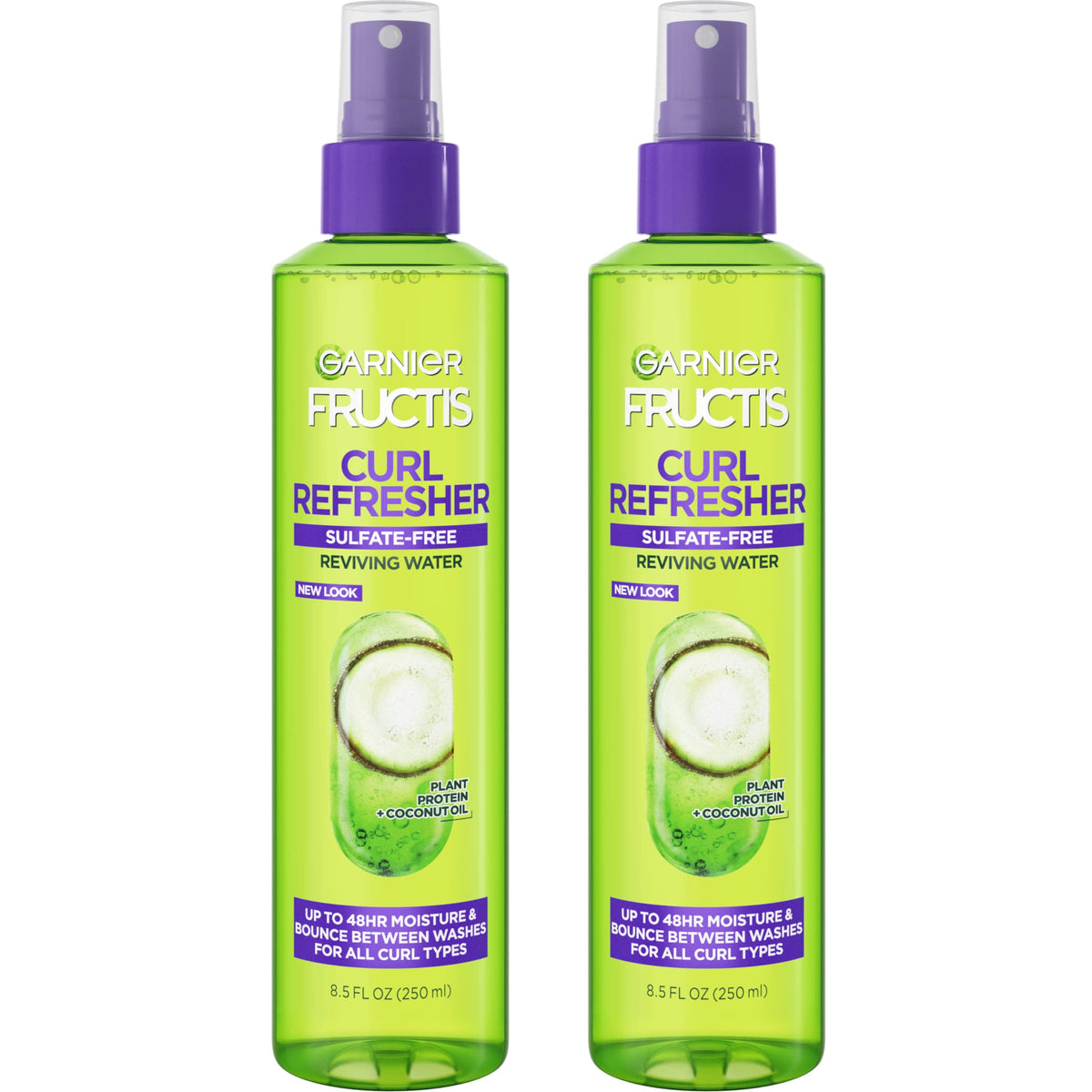 Garnier Fructis Curl Refresher, botella de spray para hidratar entre lavados.