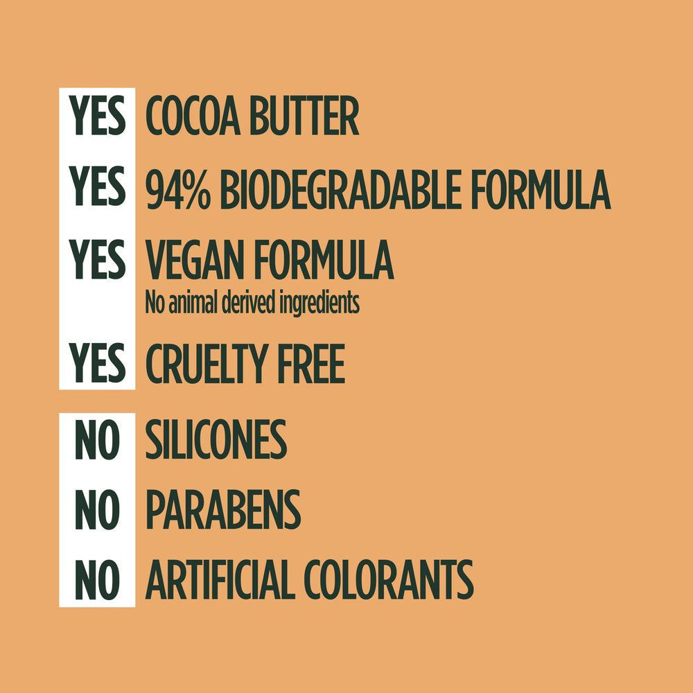 Garnier Fructis Curl Restoring Cocoa Butter packaging evokes lightweight, non-greasy hydration.