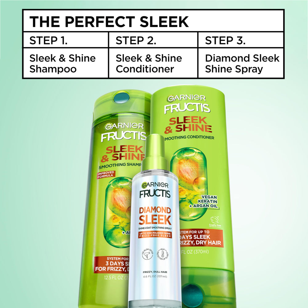 Garnier Fructis Diamond Sleek: complejo vegano de keratina y argán