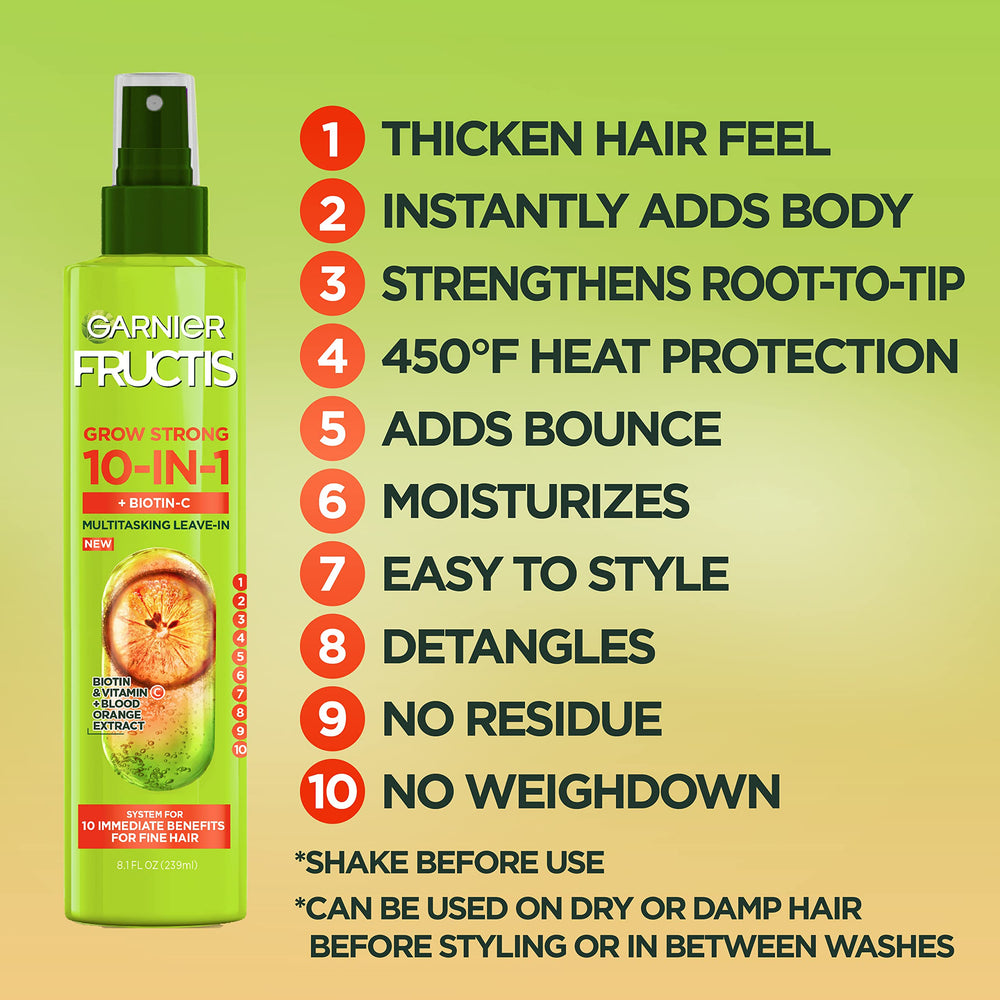 Garnier Fructis Grow Strong extracto-naranja aporta brillo y vitalidad