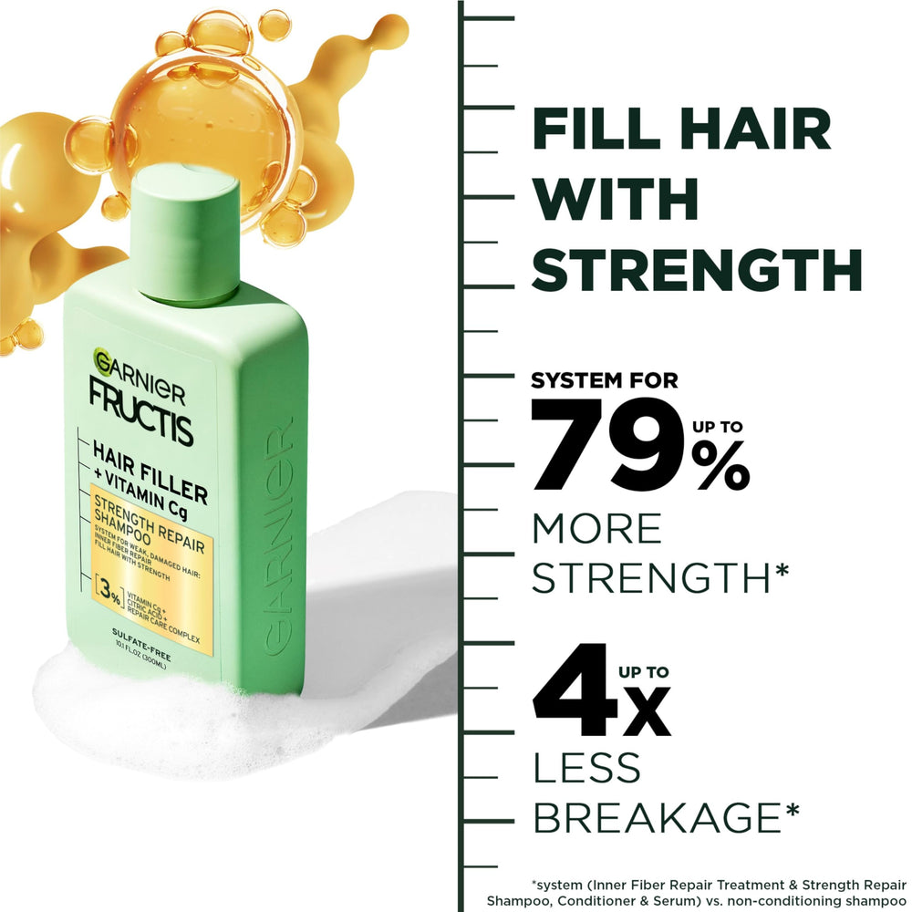 Garnier Fructis Hair Filler Vitamin Cg, cabello mojado listo para enjuague suave