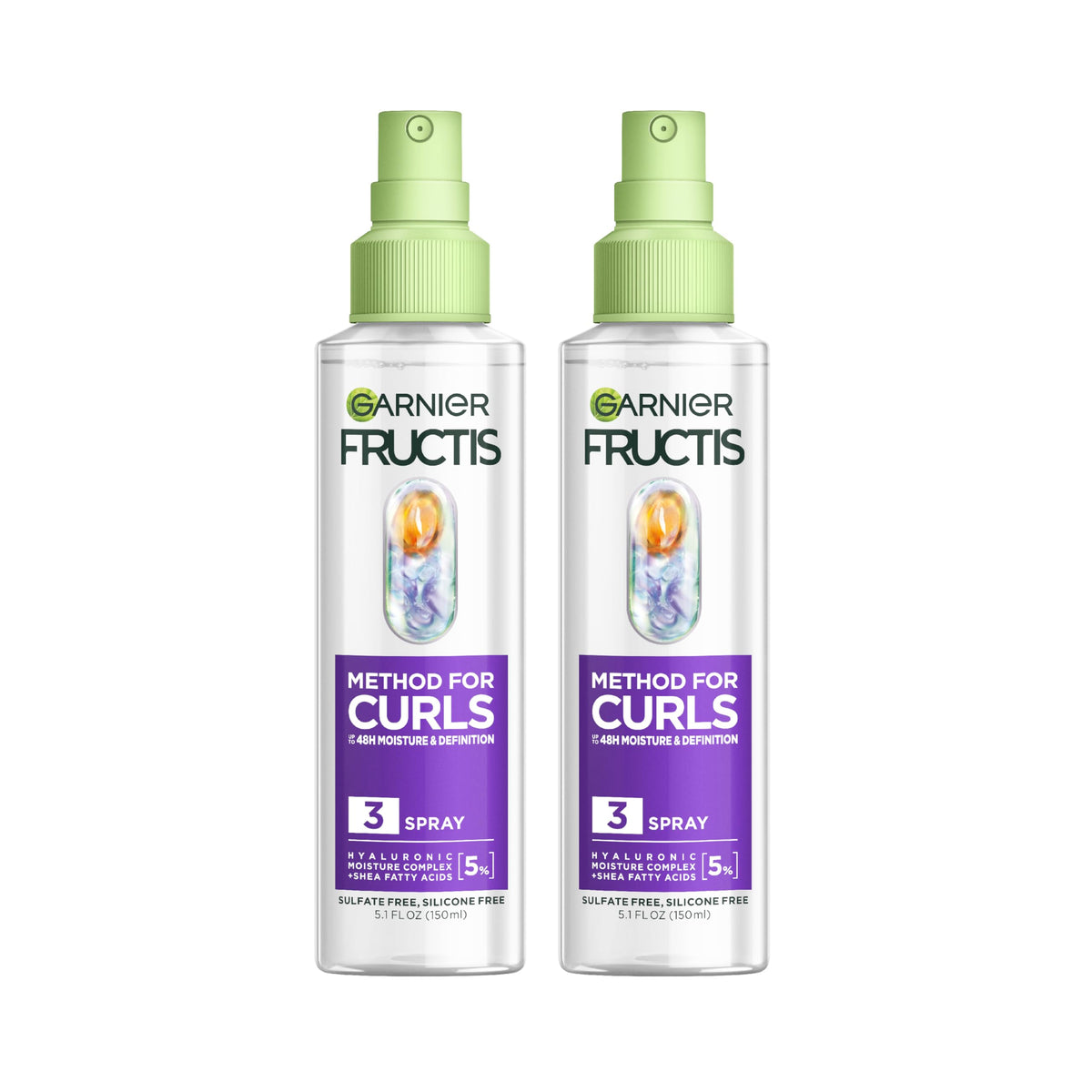 Champú Garnier Fructis Method Curls para rizos definidos.