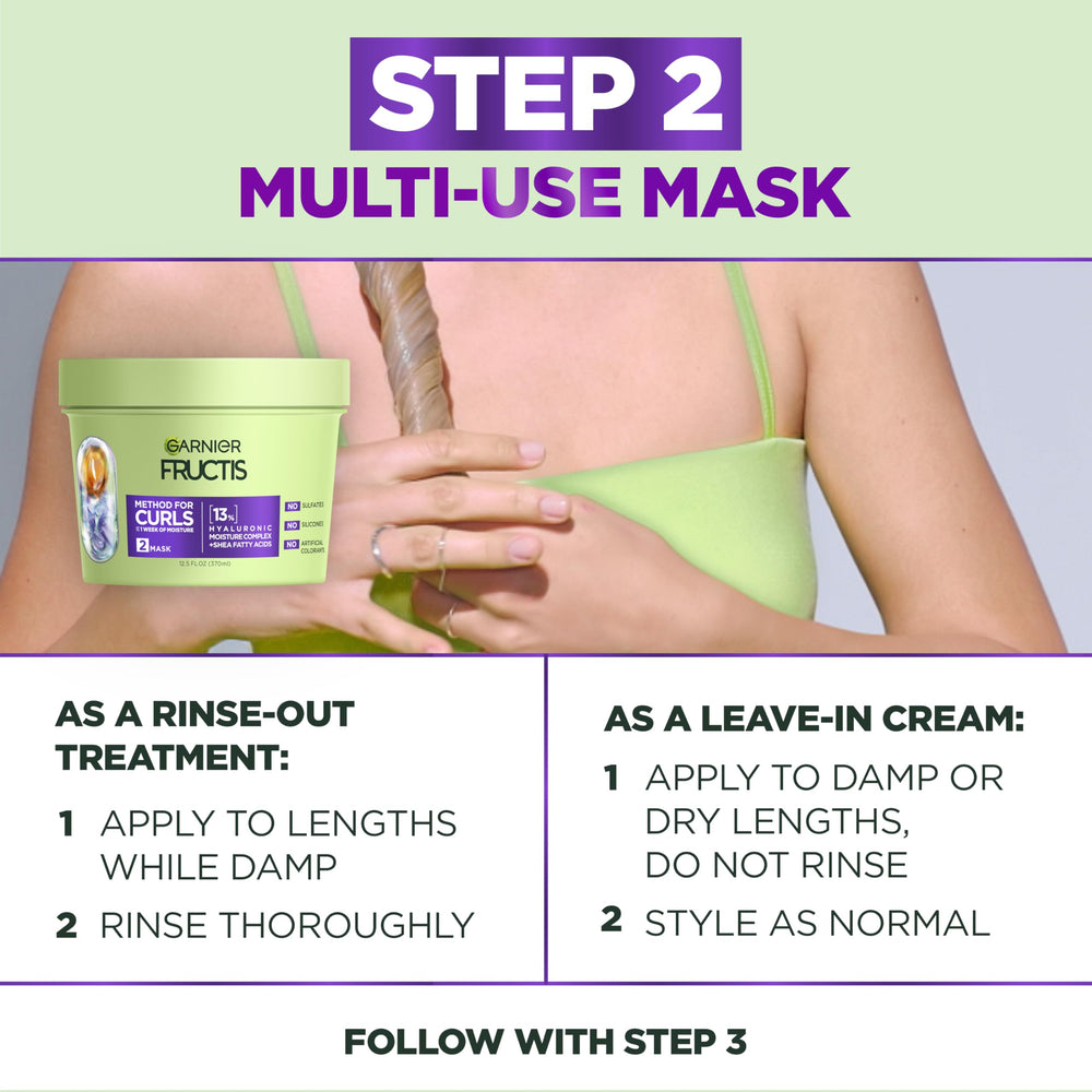 Garnier Fructis Method Curls, rizos con definición tras cada uso.
