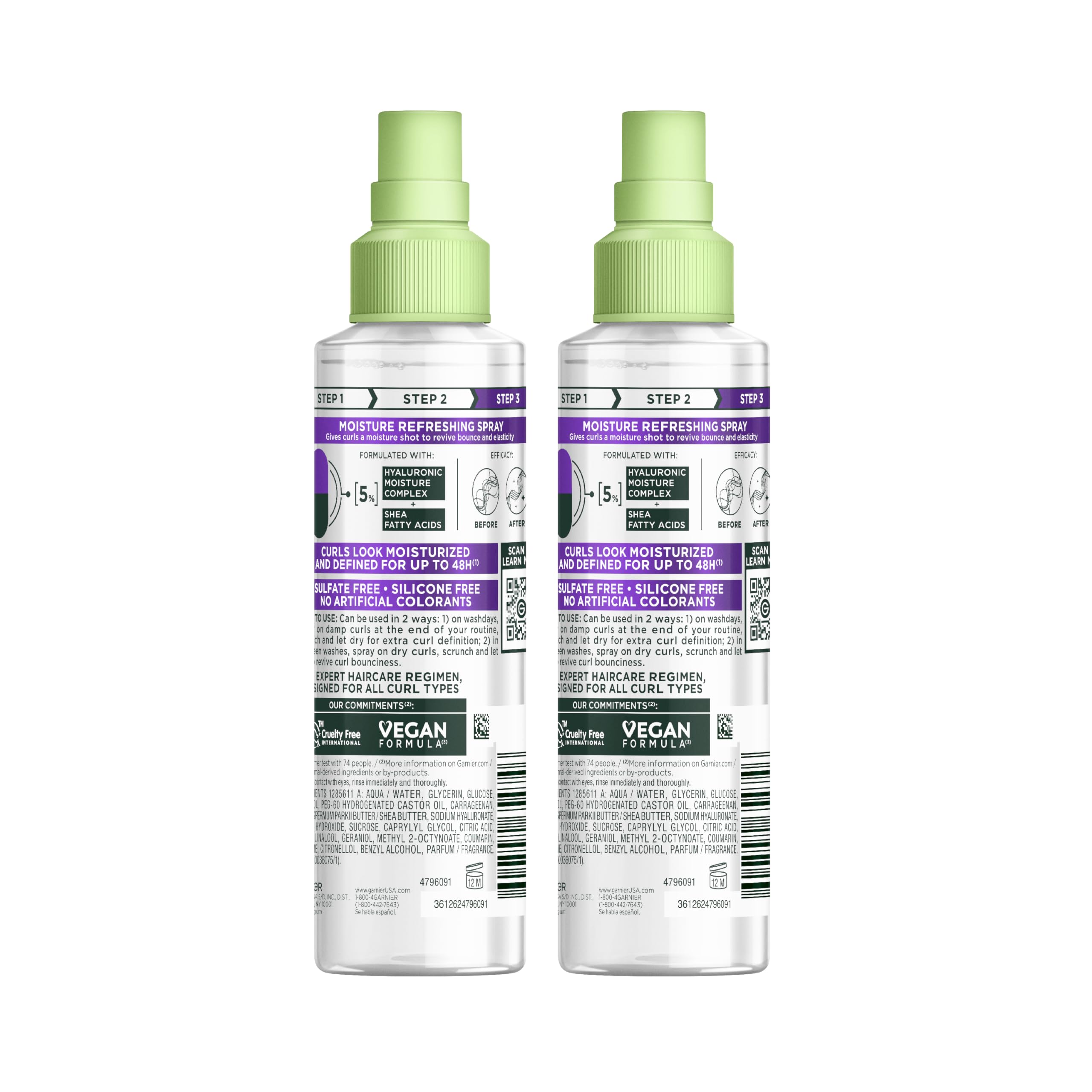 Envase práctico de Garnier Fructis Method Curls.