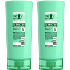 Aplicación de Garnier Fructis Pure Clean Acondicionador en cabello mojado