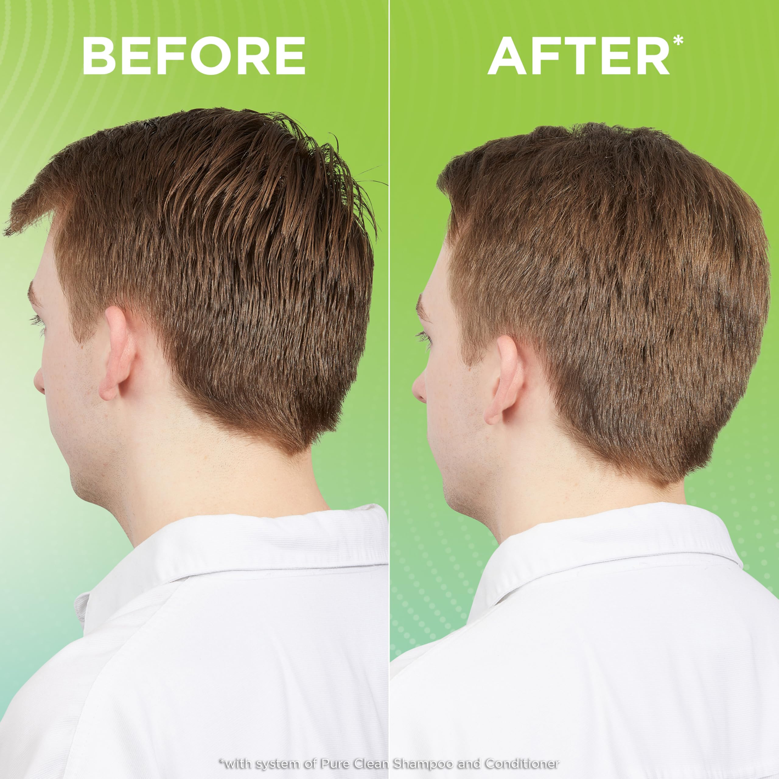 Purificación de residuos para cabello limpio con Pure Clean