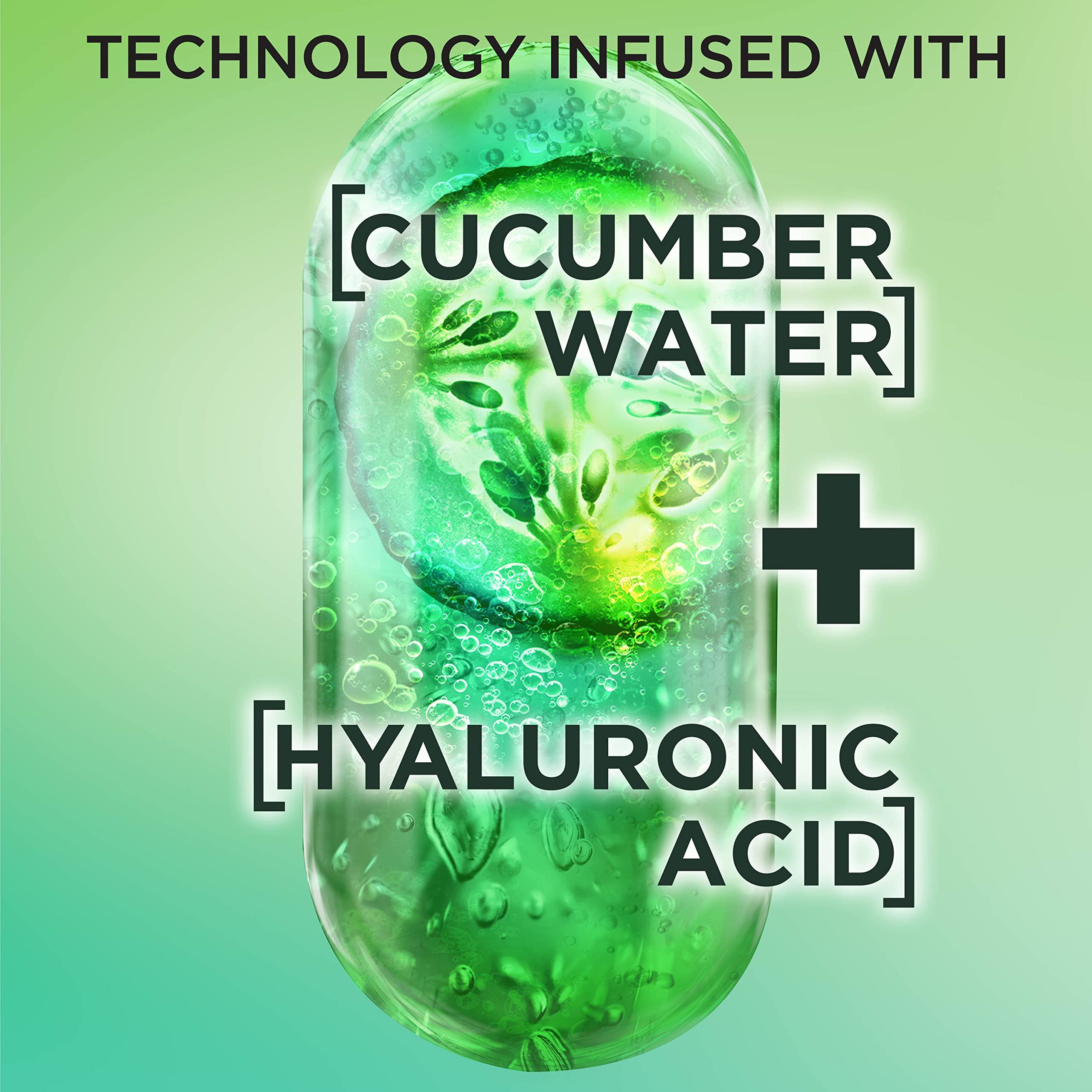 Garnier Fructis Pure Moisture packaging showing recycled content note