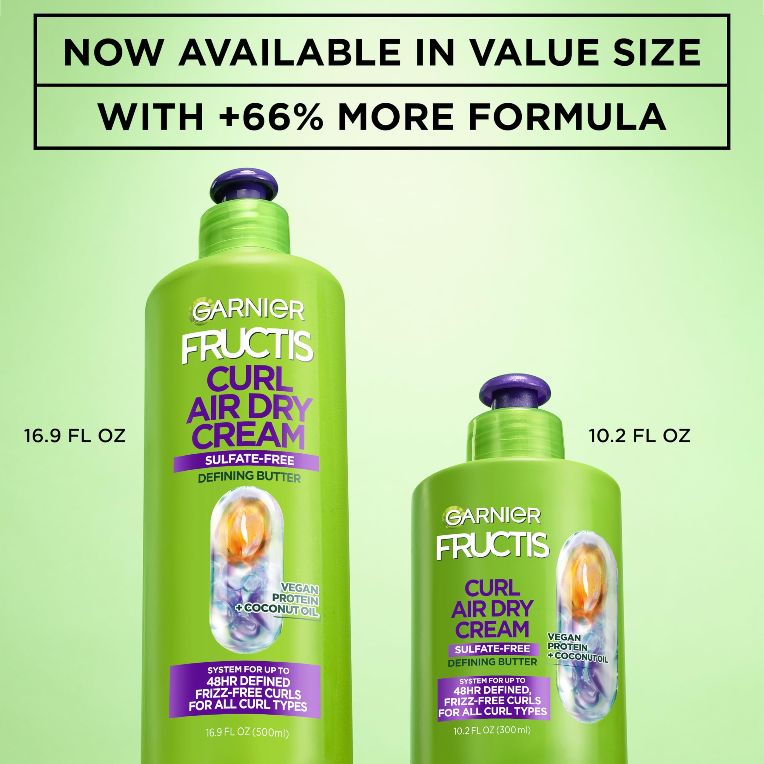 Rutina completa con shampoo y acondicionador Curl Nourish para rizos.