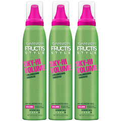 Garnier Fructis Sky High Volume Mousse bottle for instant lift