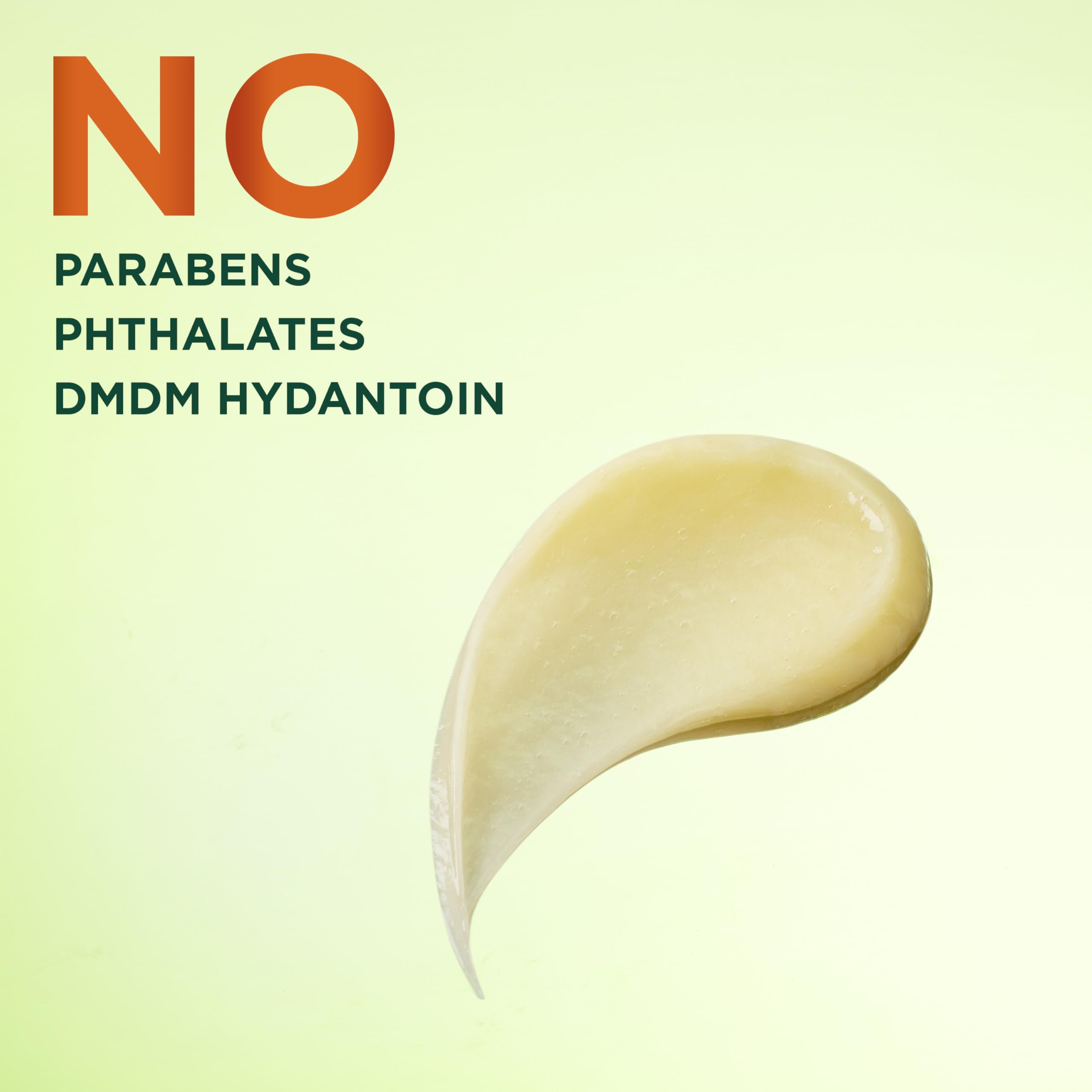 Hair with polished, sleek finish after using the conditioner.