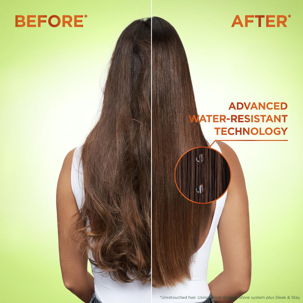 Garnier Fructis Sleek & Shine: aceite de argán para nutrición ligera.