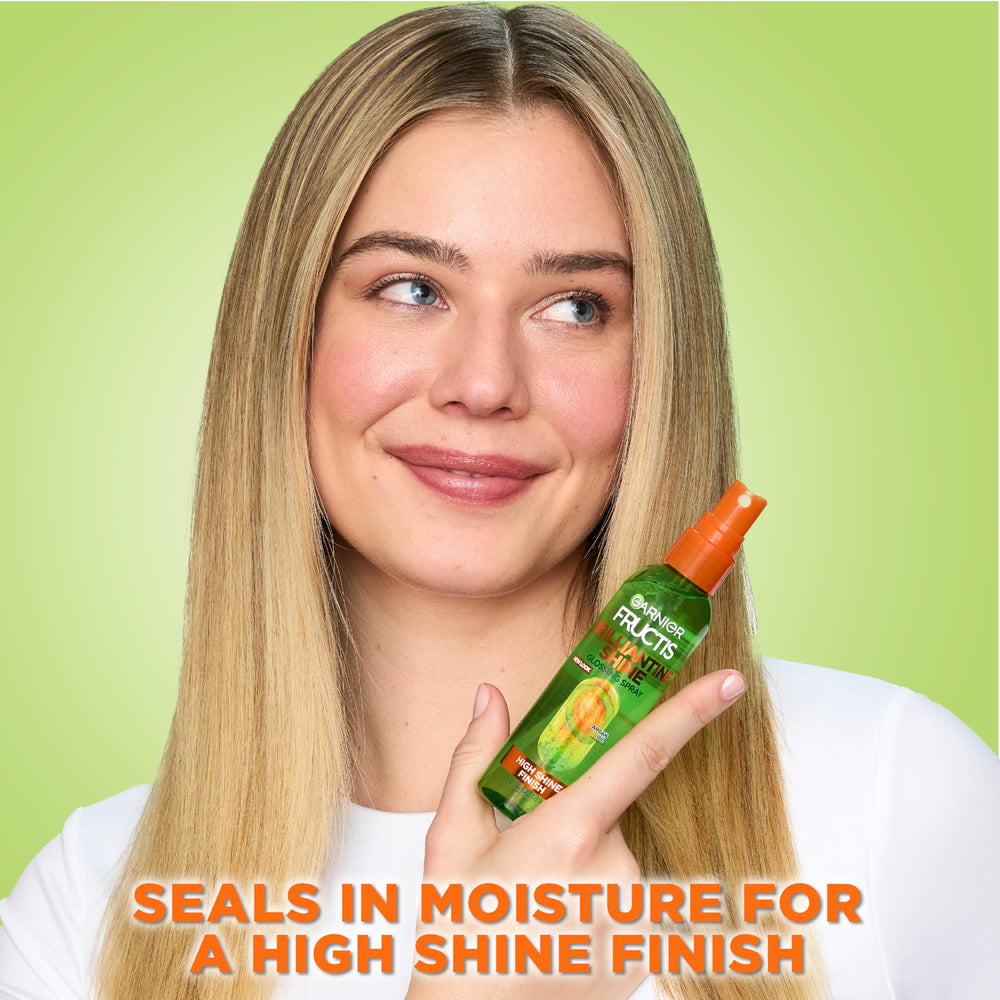 Garnier Fructis Style Brilliantine, cera fruta micro sella la humedad.