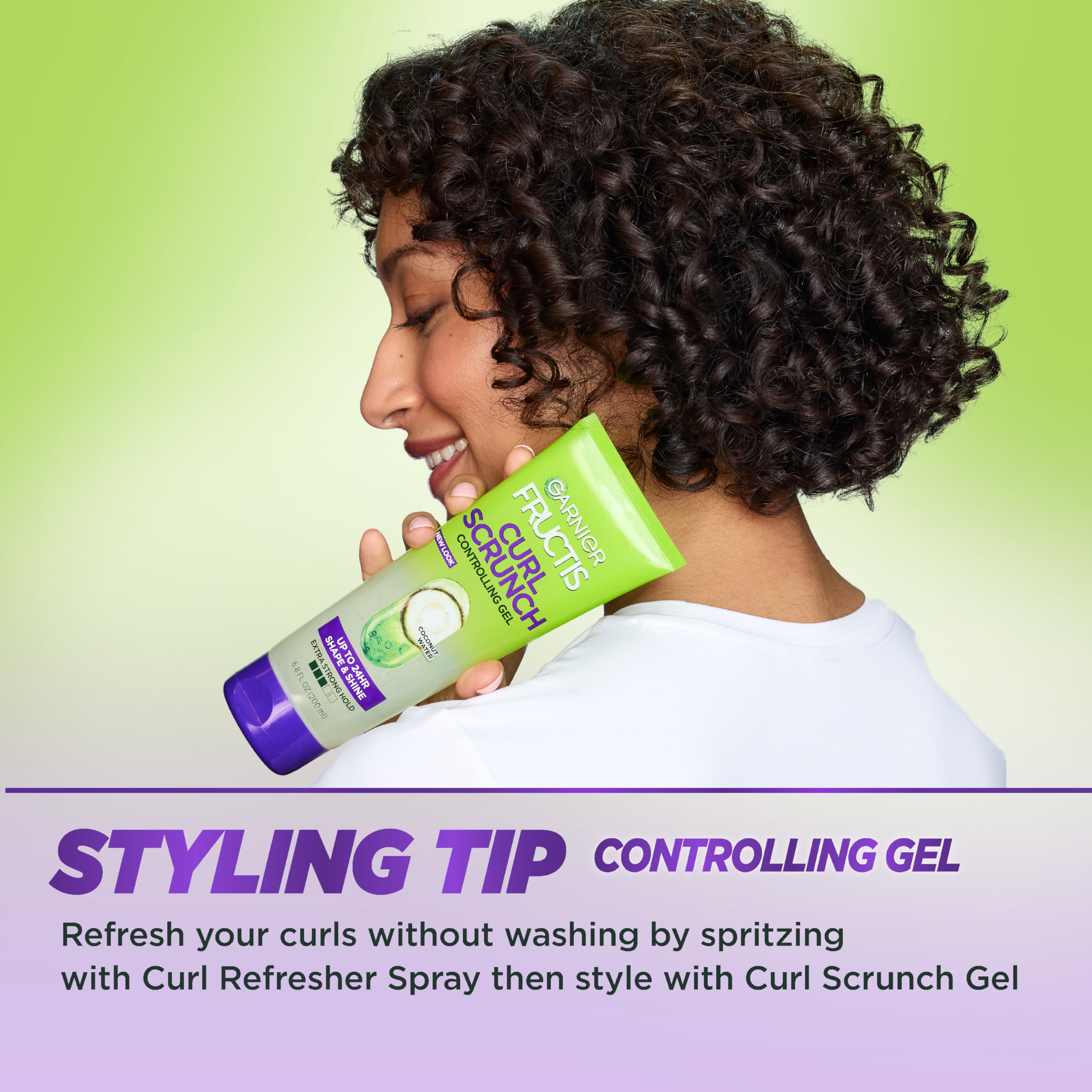 Fijación duradera sin frizz gracias a la fórmula de Garnier Fructis Style