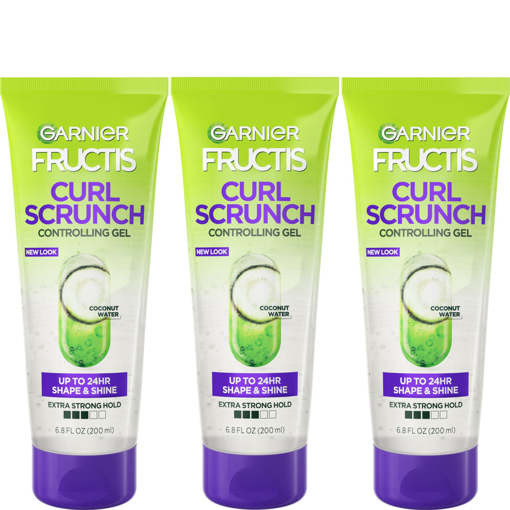Garnier Fructis Style Curl Scrunch Gel en bote, definición y brillo para rizos