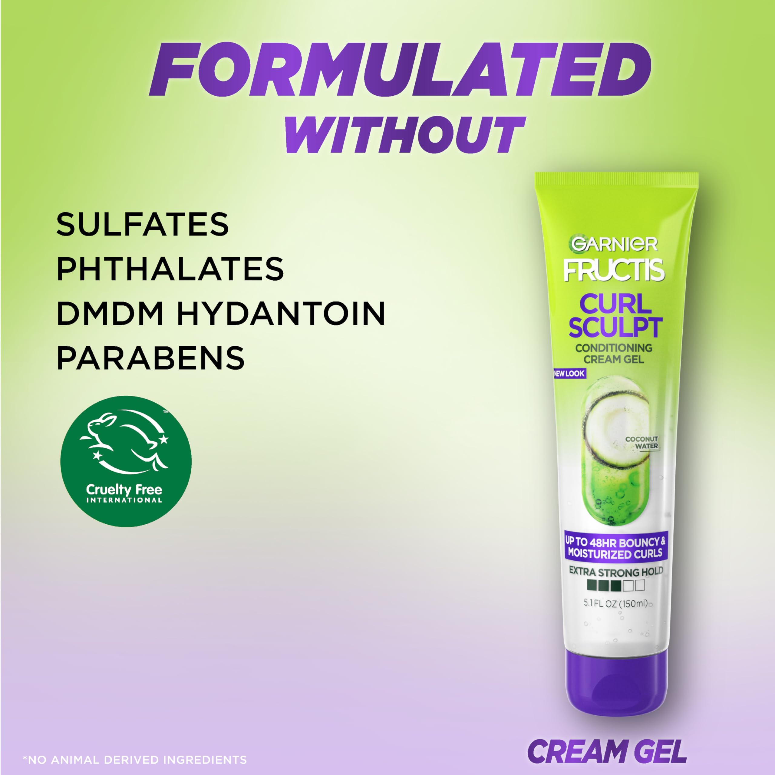 Packaging variation of Garnier Fructis Curl Sculpt product