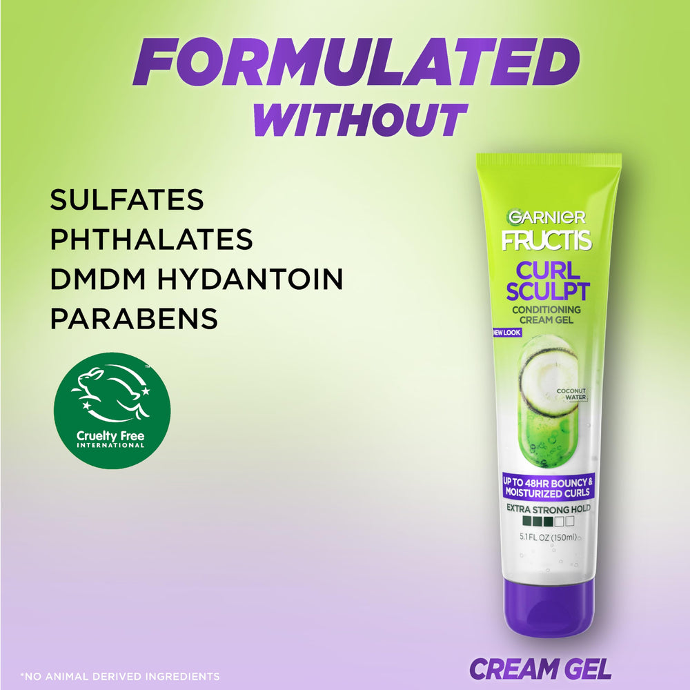 Packaging variation of Garnier Fructis Curl Sculpt product