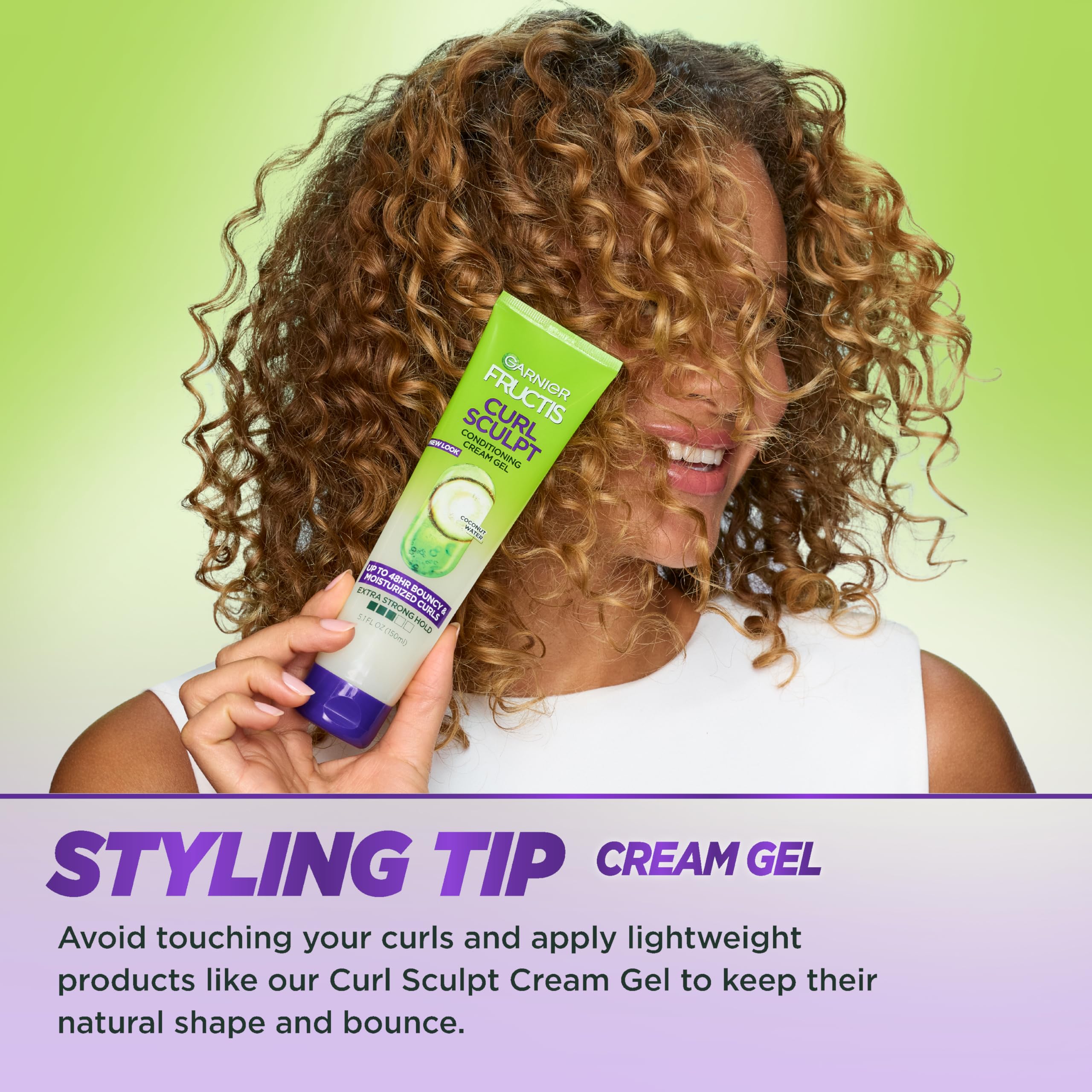 Twisting curls around fingers for maximum definition with Curl Sculpt
