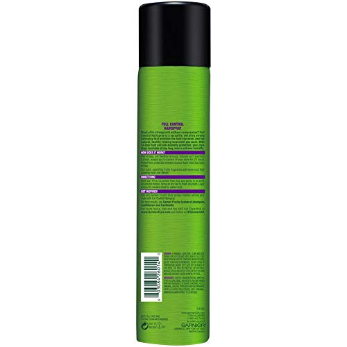 Garnier Fructis Style Full Control in action with bamboo extract for flexible hold.