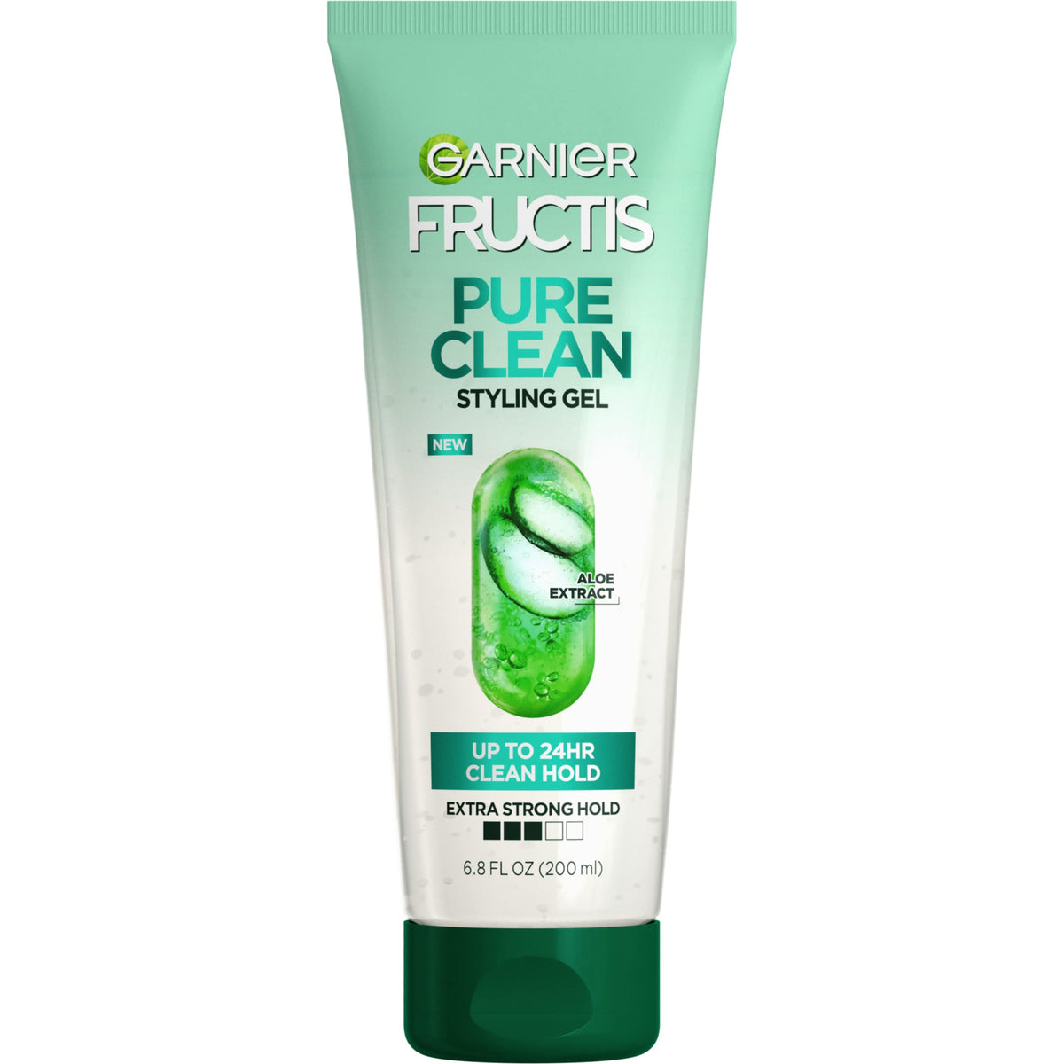 Garnier Fructis Pure Clean Gel bottle with all-day clean hold.