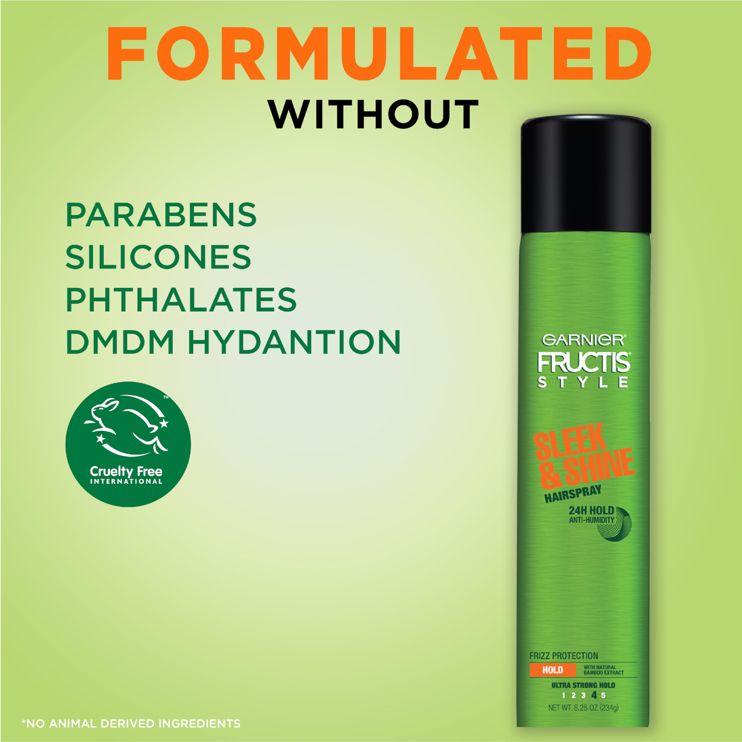 Garnier Fructis Sleek Shine bamboo extract on packaging