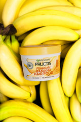 Garnier Fructis Tres En Uno: uso como acondicionador, mascarilla o tratamiento sin enjuague.