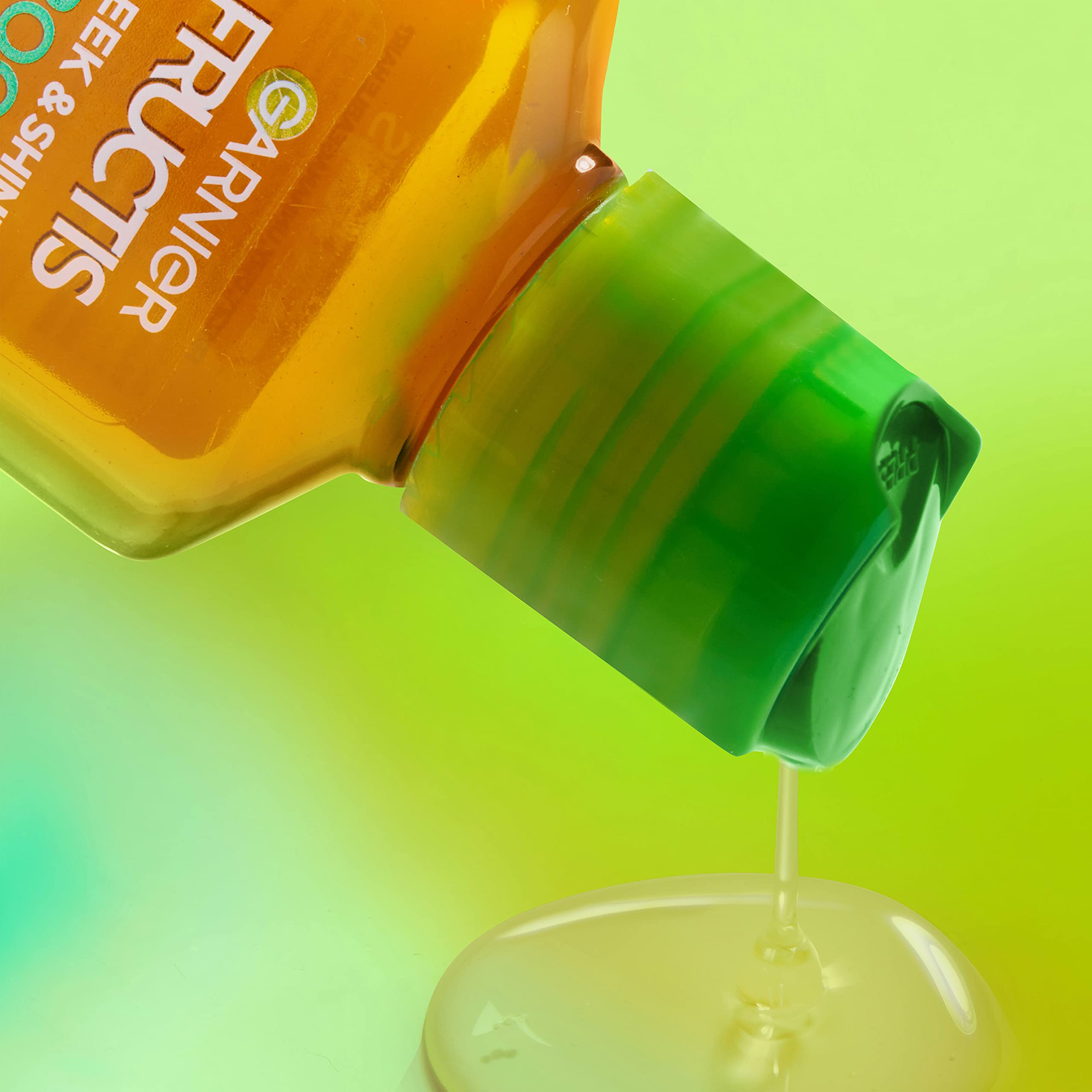 Garnier Fructis Aceite de argán Marruecos, uso diario para brillo sin grasa.