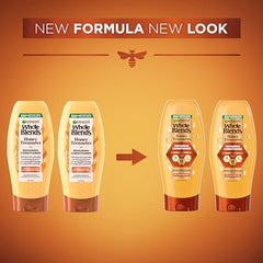 Acondicionador Honey Treasures de Garnier en crema para reparación suave.