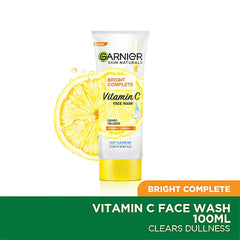 Garnier limpiador facial iluminador, textura gel suave y fresca.