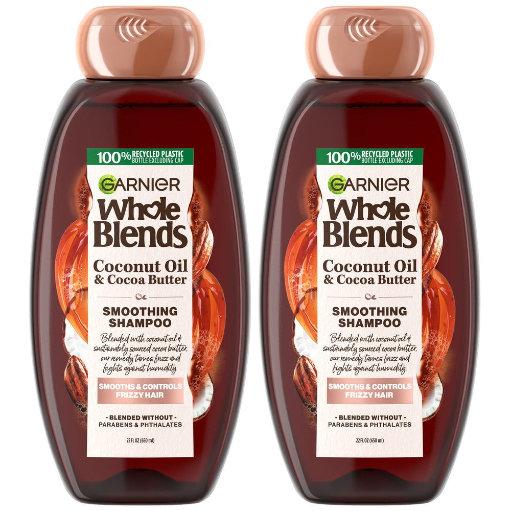 Garnier Mezclas Completas champú frente a la botella para cabello encrespado