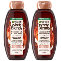 Garnier Mezclas Completas champú frente a la botella para cabello encrespado