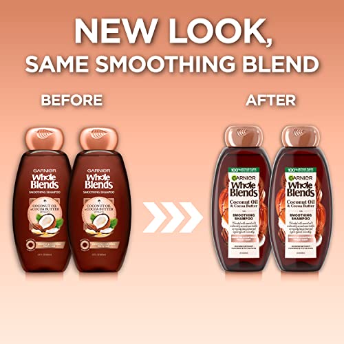 Garnier Mezclas Completas champú vertido en la mano para control del encrespado