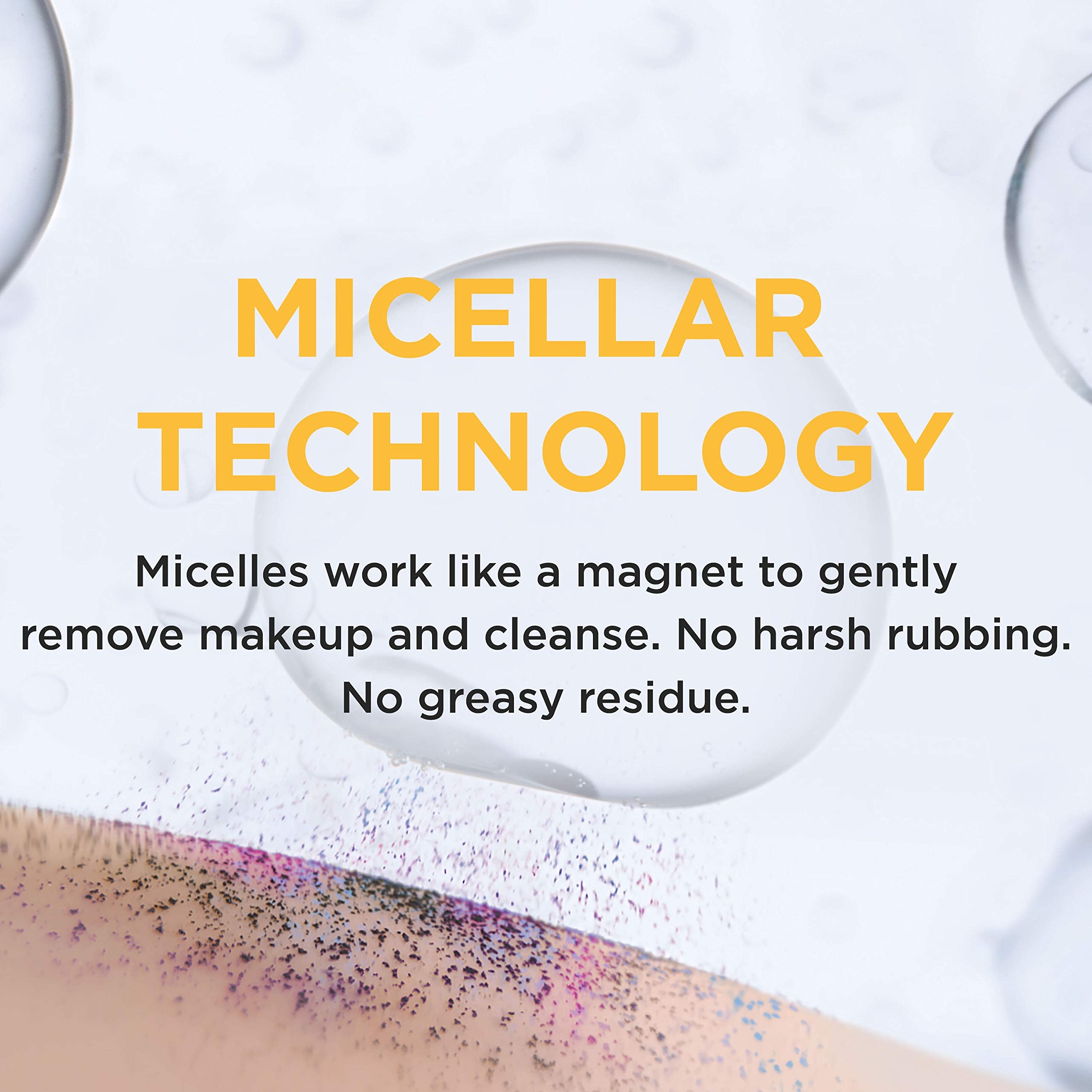 Garnier Micelar Vitamina C, desmaquillante que elimina maquillaje sin frotar.