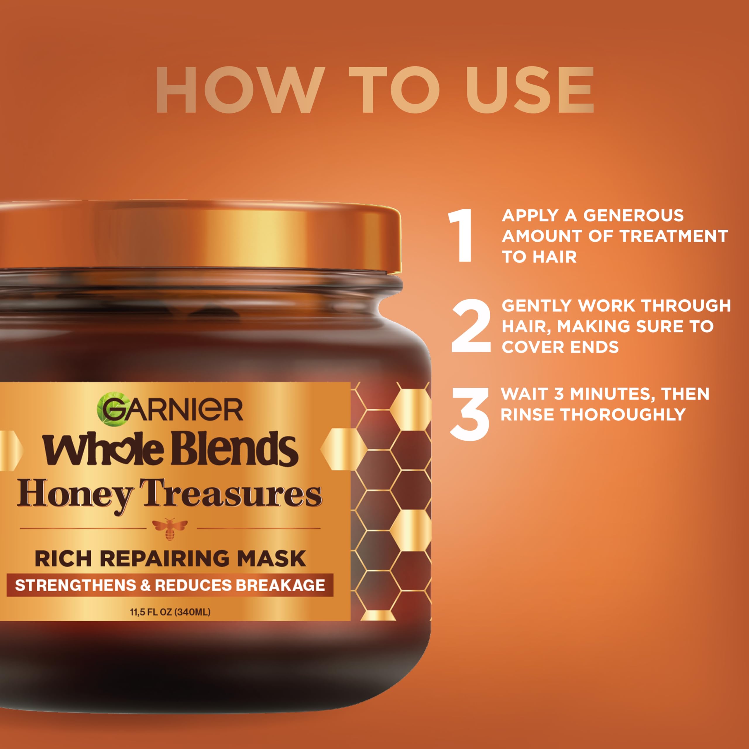 Garnier Miel Tesoro: apto para distintos tipos de cabello.
