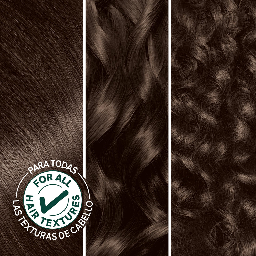 Garnier Nutrisse applying color on dry hair for simple at-home routine