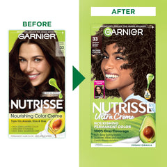 Garnier Nutrisse fruit oil ampoule for nourished, shiny color delivery