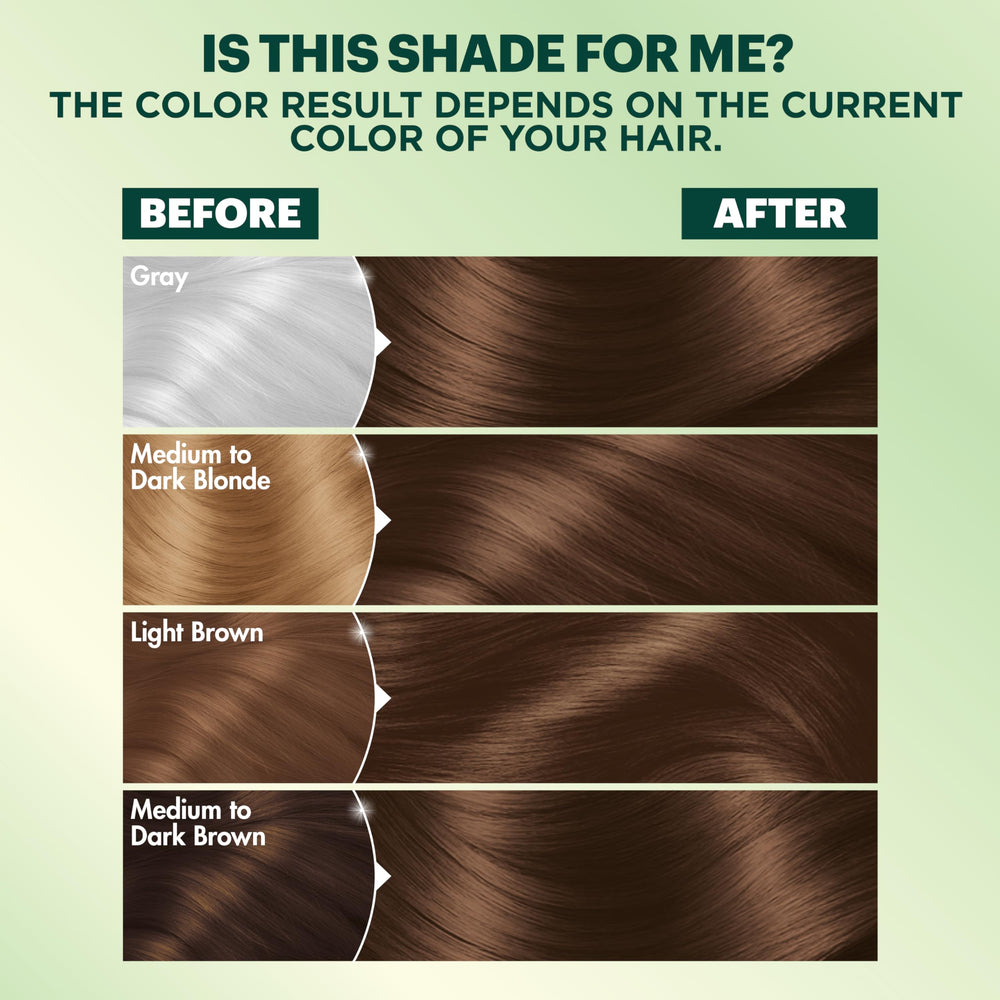 Garnier Nutrisse Nourishing conditioner bottle beside dye for lasting moisture.