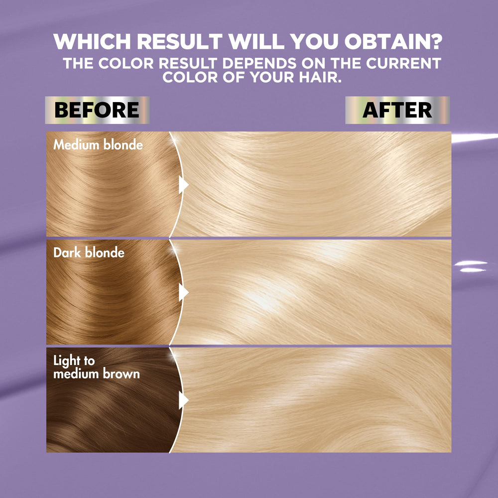 Garnier Nutrisse Ultra Color PL1 after-color mask pouch for lasting softness.