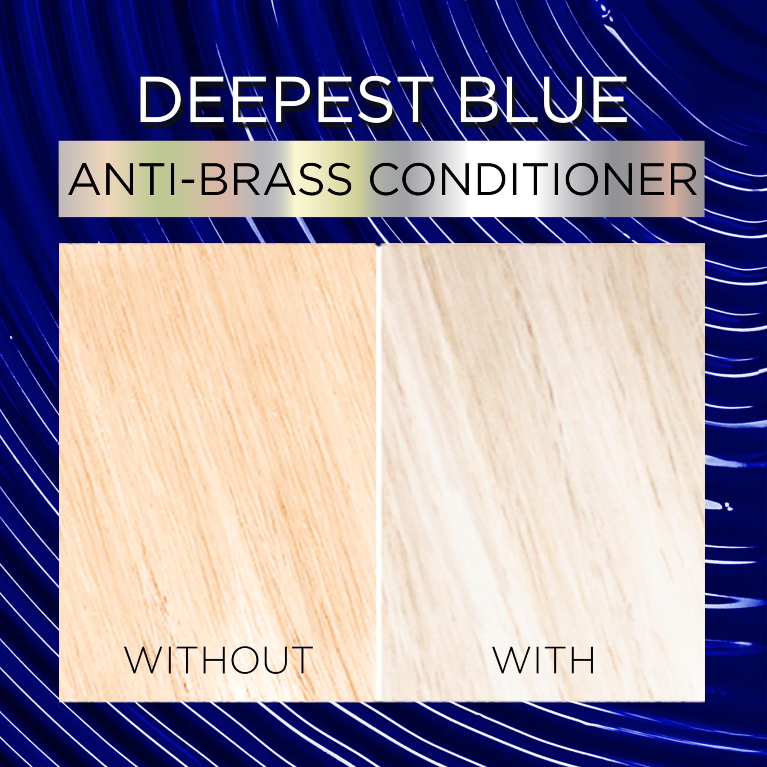 Garnier PL3 deep blue conditioner helps maintain platinum finish