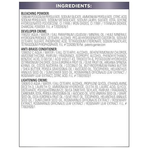 Garnier Nutrisse PL3 packaging varies by shipment and region