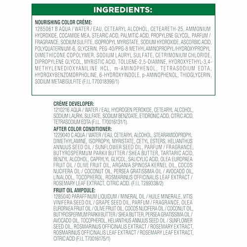 Garnier Nutrisse box packaging for at-home color system