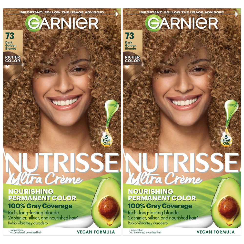 Garnier Nutrisse Ultra Crème color kit for at‑home color application and gray coverage