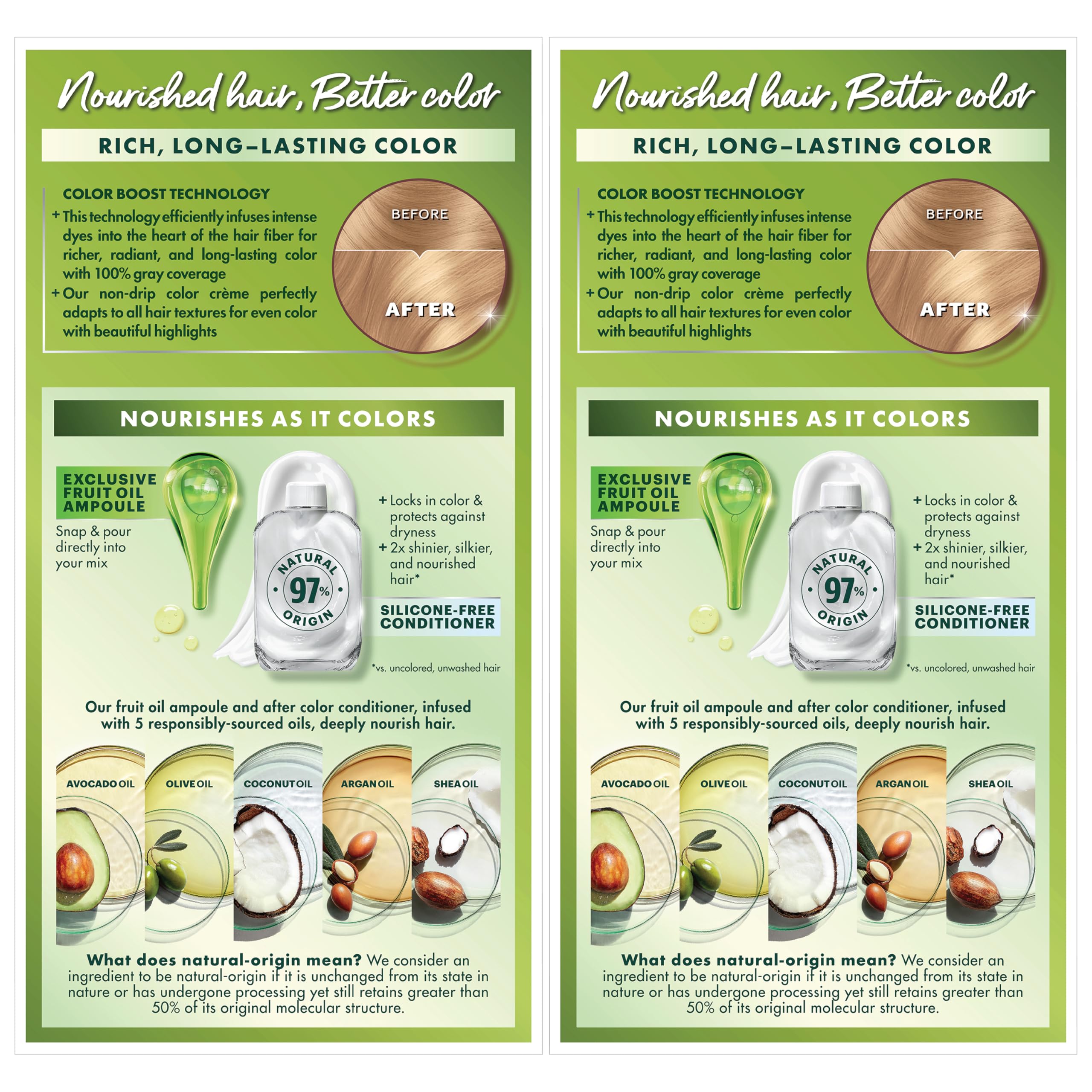 Garnier Nutrisse Ultra Creme colorant and developer ready to mix