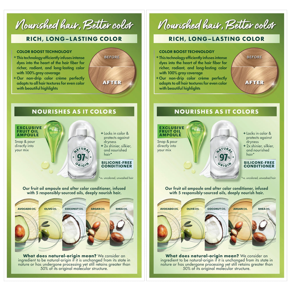 Garnier Nutrisse Ultra Creme colorant and developer ready to mix
