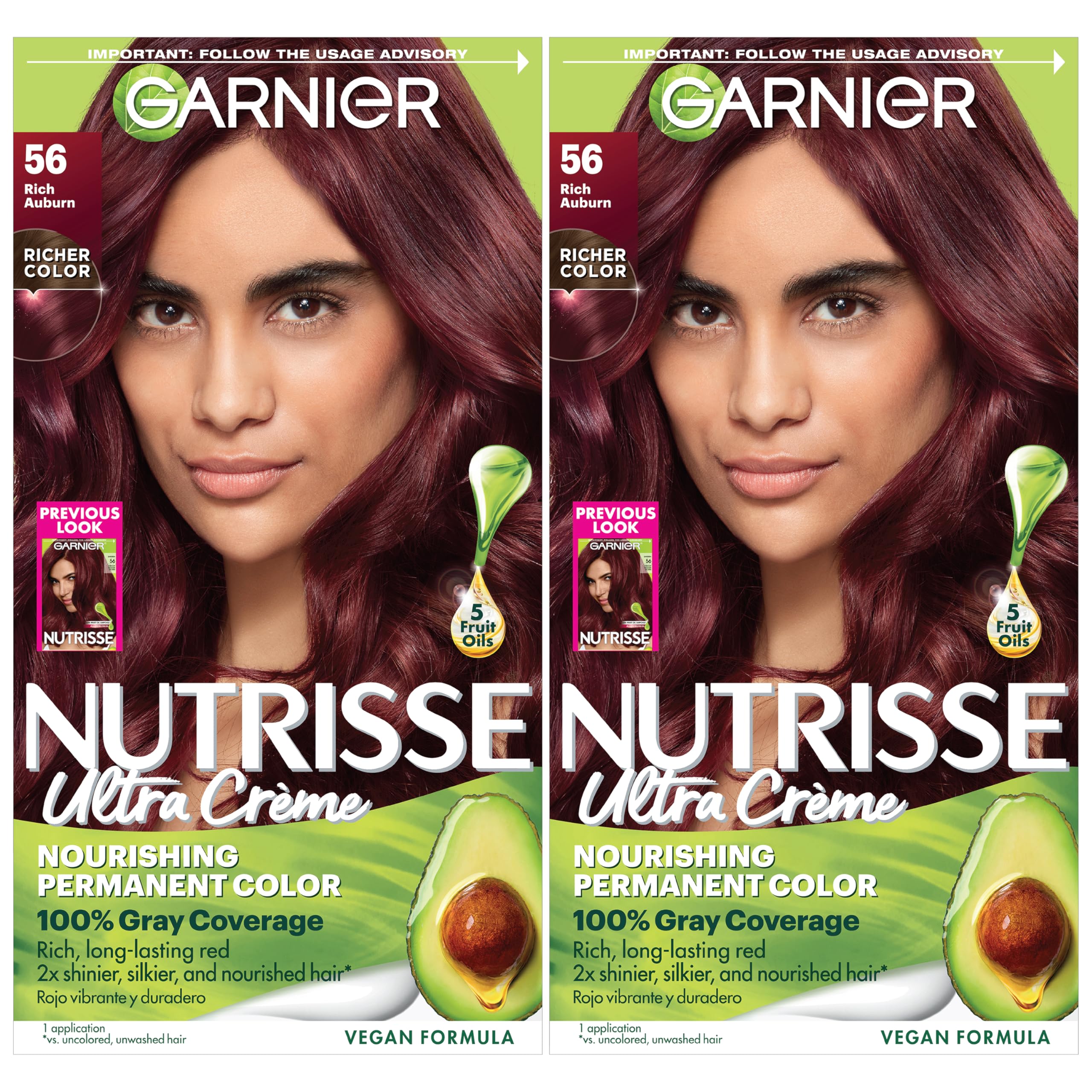 Garnier Nutrisse Ultra Creme colorant and developer kit for easy at-home color