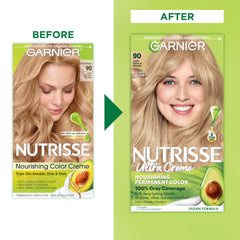 Garnier Nutrisse Ultra Crème developer bottle ready for easy mixing at home
