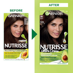 Garnier Nutrisse Ultra Creme developer bottle for even color